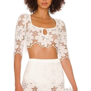 For Love & Lemons Malika Crop top